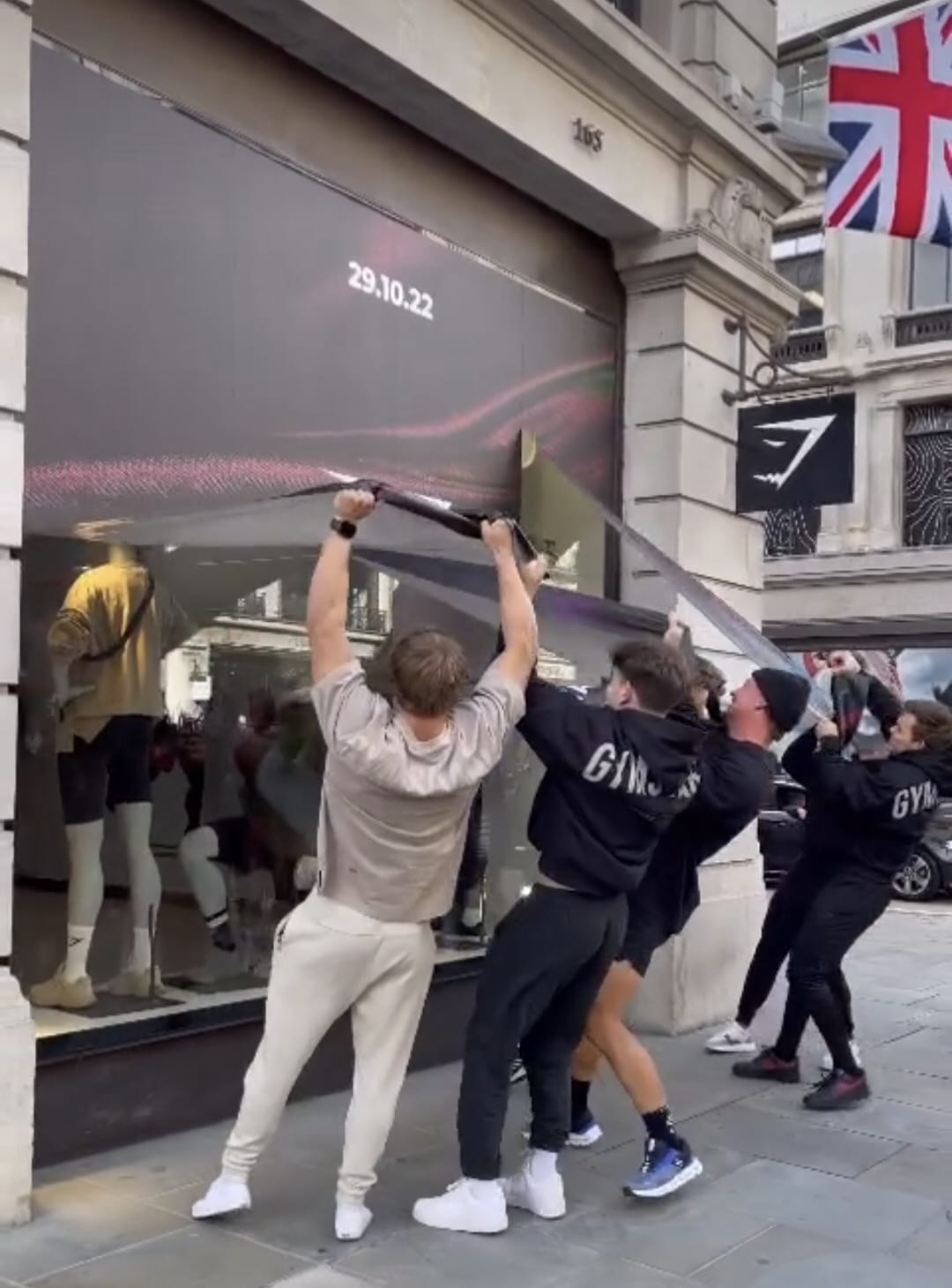 Gymshark Regent Street store opening